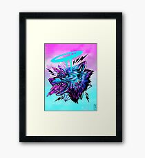 Crystal Wolf Framed Print