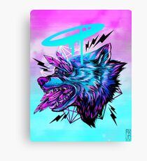 Crystal Wolf Canvas Print
