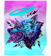 Crystal Wolf Poster