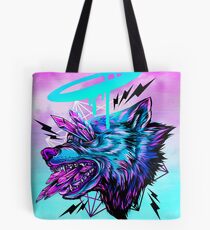Crystal Wolf Tote Bag