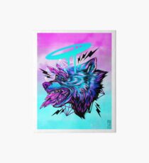Crystal Wolf Art Board Print
