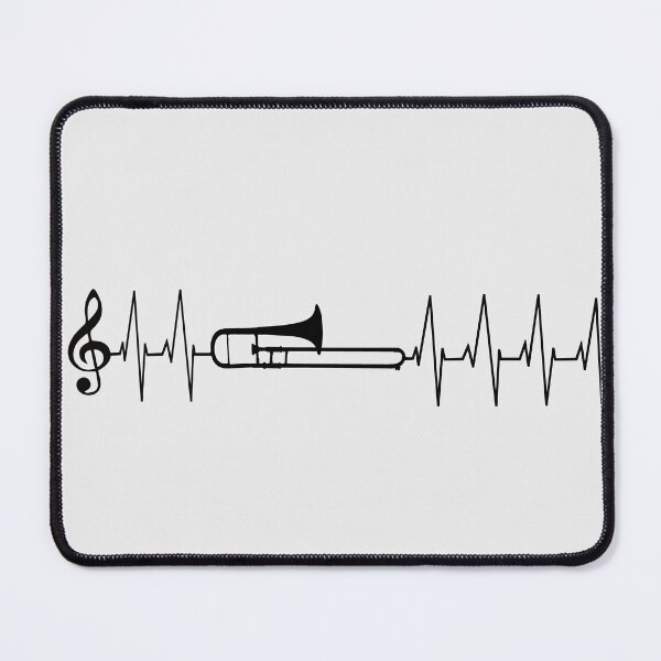 Item preview, Soprano Trombone Music Heartbeat Lines designed and sold by Primroaddesigns.