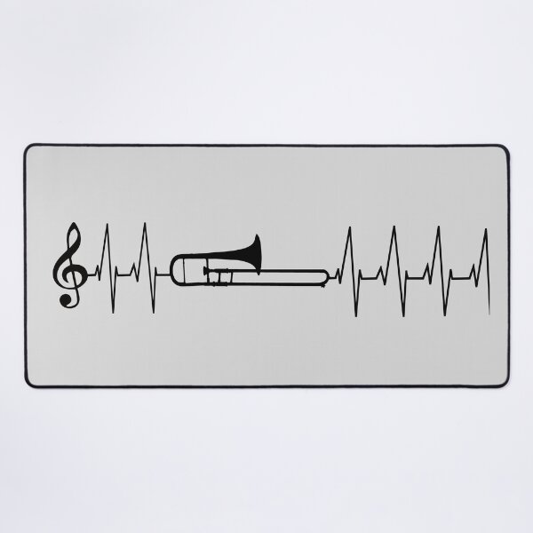 Item preview, Soprano Trombone Music Heartbeat Lines designed and sold by Primroaddesigns.