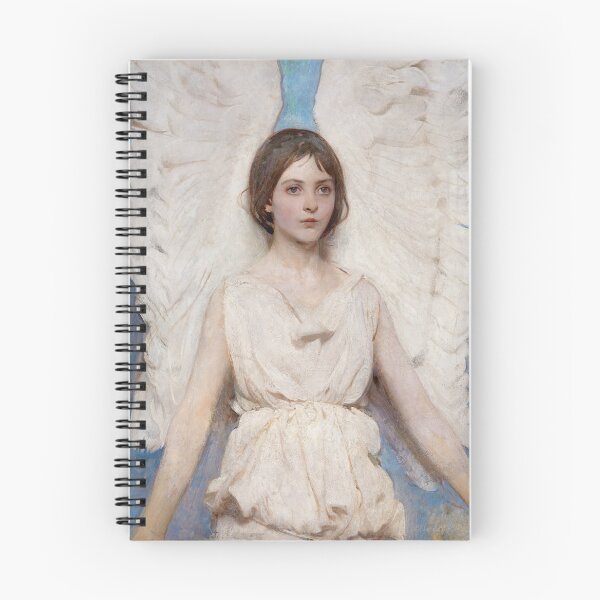 Aperçu de l'œuvre Ange (1887) peinture d'Abbott Handerson Thayer créée et vendue par WylDesigns.