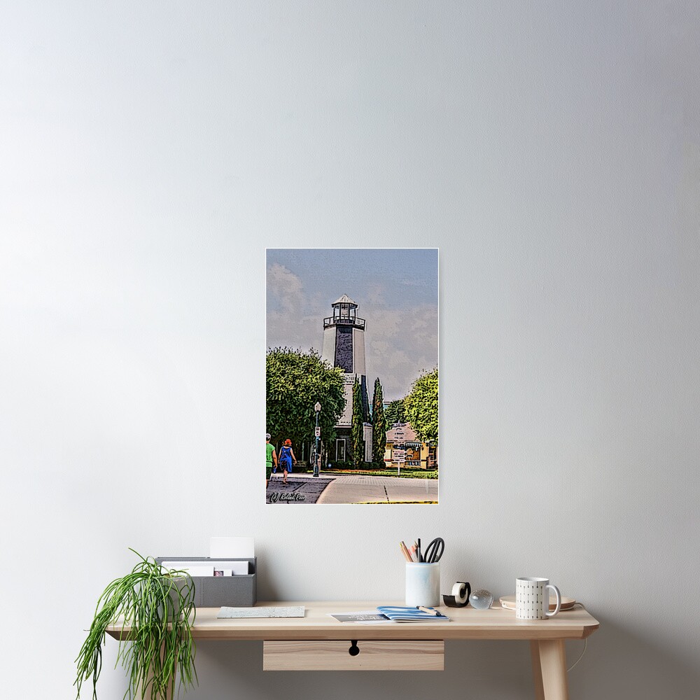 Lighthouse Shops Poster