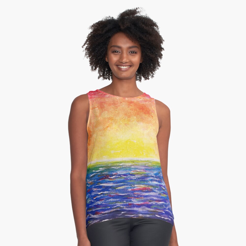 Item preview, Sleeveless Top designed and sold by Artcestral.