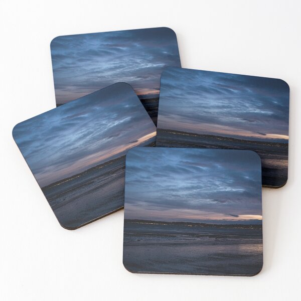 Item preview, Swansea Beach Dramatic Sunset City Lights designed and sold by BadgerCastle.