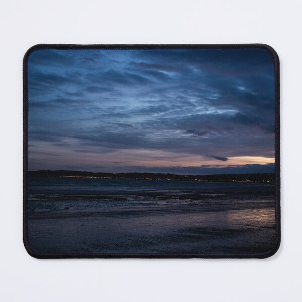 Item preview, Swansea Beach Dramatic Sunset City Lights designed and sold by BadgerCastle.