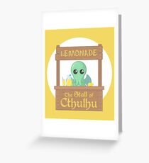 Stall of Cthulhu Lemon 2 Greeting Card