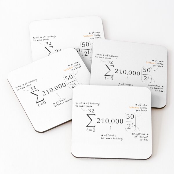 Item preview, Bitcoin Halving Visualized designed and sold by STKRFactory.