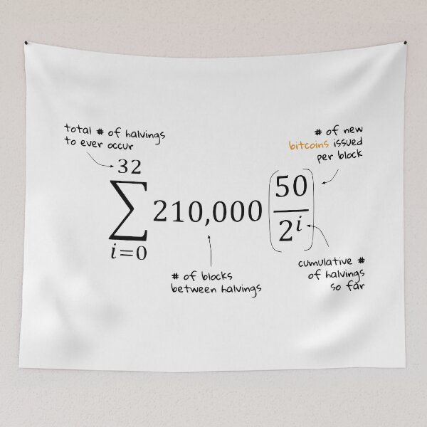 Item preview, Bitcoin Halving Visualized designed and sold by STKRFactory.
