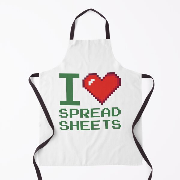 Item preview, I Love Spreadsheets Heart designed and sold by iconikit.