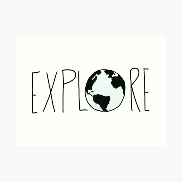 Explore the Globe Art Print