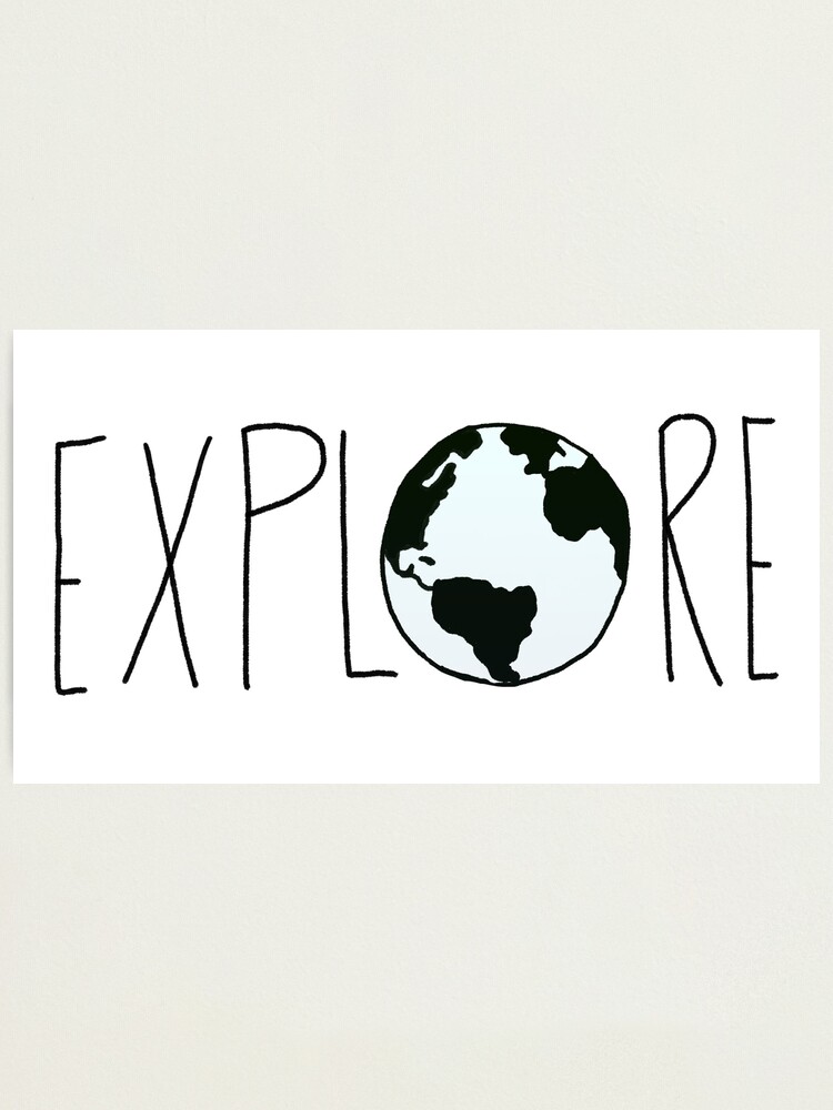 Alternate view of Explore the Globe Photographic Print