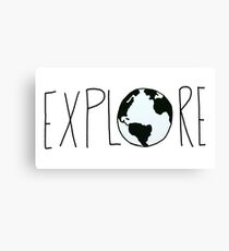 Explore the Globe Canvas Print