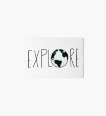 Explore the Globe Art Board