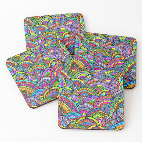 Item preview, Hand And Digitally Painted Pattern Art 27 designed and sold by EDDArt.