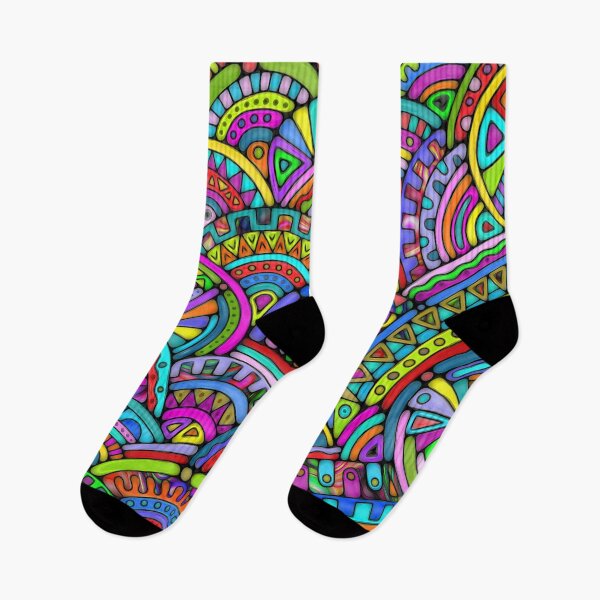 Item preview, Hand And Digitally Painted Pattern Art 27 designed and sold by EDDArt.