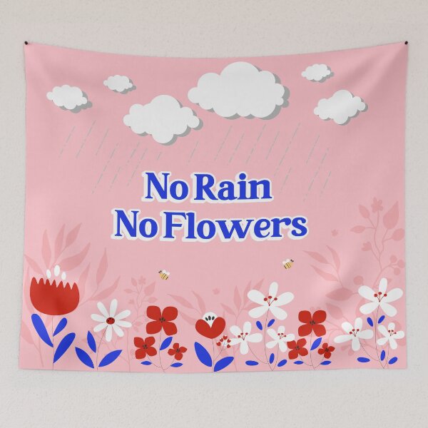 Item preview, No Rain No Flowers designed and sold by New-world-gaia.