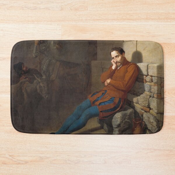 Item preview, Don Quixote vintage painting designed and sold by Vintage Designs +.