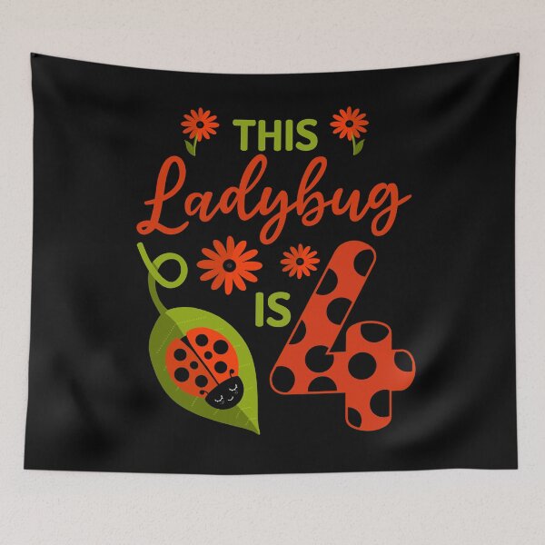 Item preview, Ladybug Birthday This Ladybug is 4 Year Old Girl Matching designed and sold by JokeGysen.