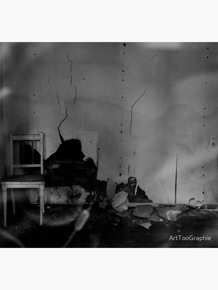 "Art print in black and white room with chair" Poster for Sale by