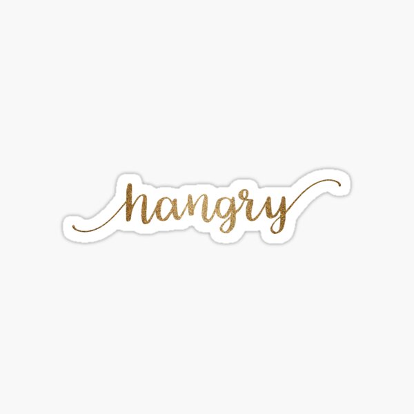 Hangry Sticker