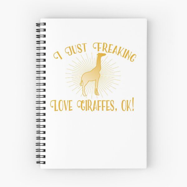 Item preview, I Just Freaking Love Giraffes OK! Shirt designed and sold by Dan66.
