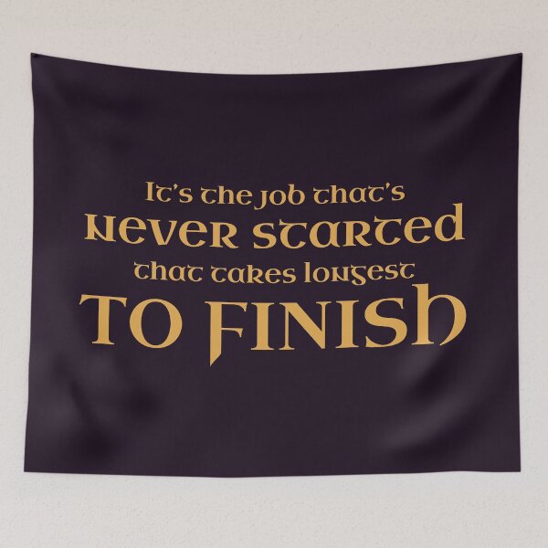 Item preview, The Job That's Never Started. designed and sold by inkset.