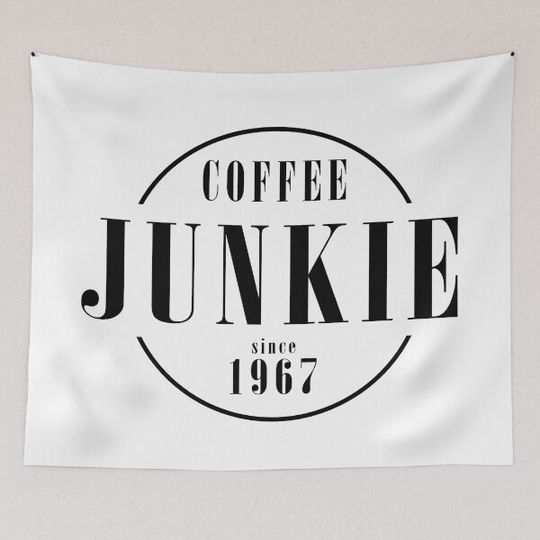Item preview, Coffee Junkie since 1967 designed and sold by AlfabetDesign.