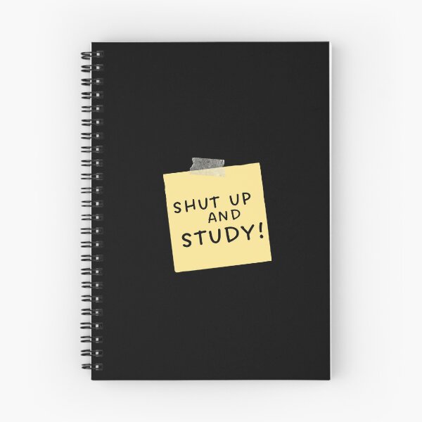 Item preview,  Law School's "Shut up and Study" English sticky note designed and sold by AverylDesigns.