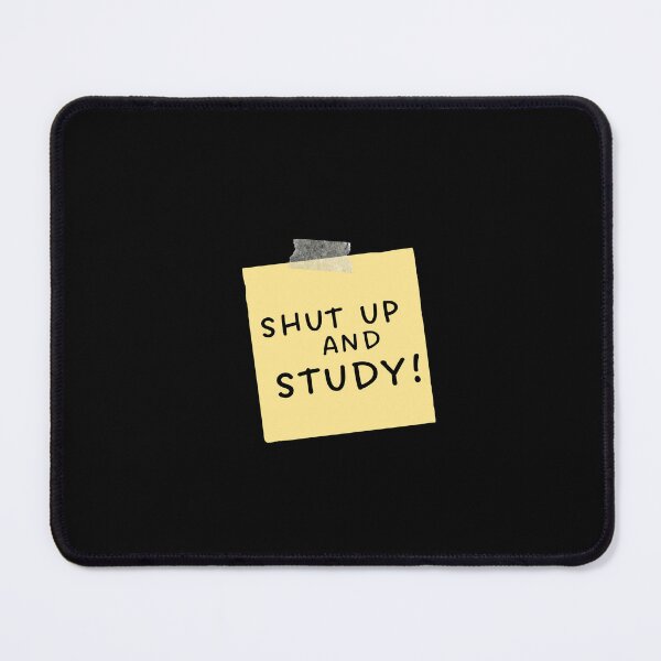 Item preview,  Law School's "Shut up and Study" English sticky note designed and sold by AverylDesigns.