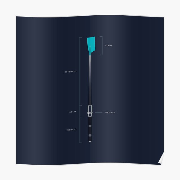 Oar Schematic Poster