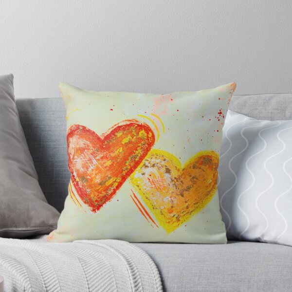 Item preview, Orange/Yellow Heart designed and sold by Lucy Sheffield.