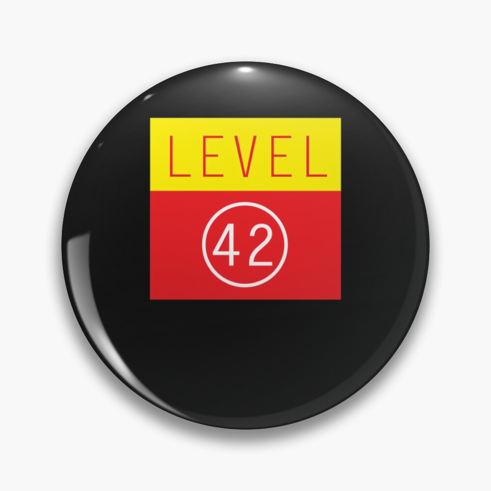 Level 42 Essential T-Shirt Pin for Sale by ElsaBieber