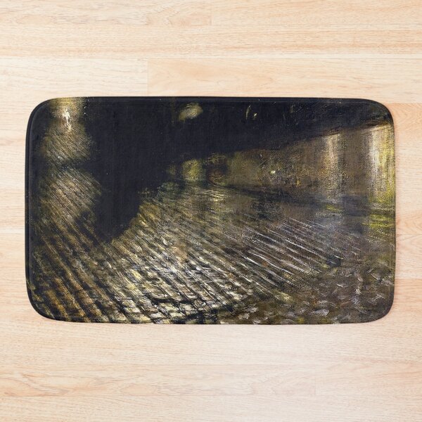 Item preview, Cobbled streets vintage painting designed and sold by Vintage Designs +.