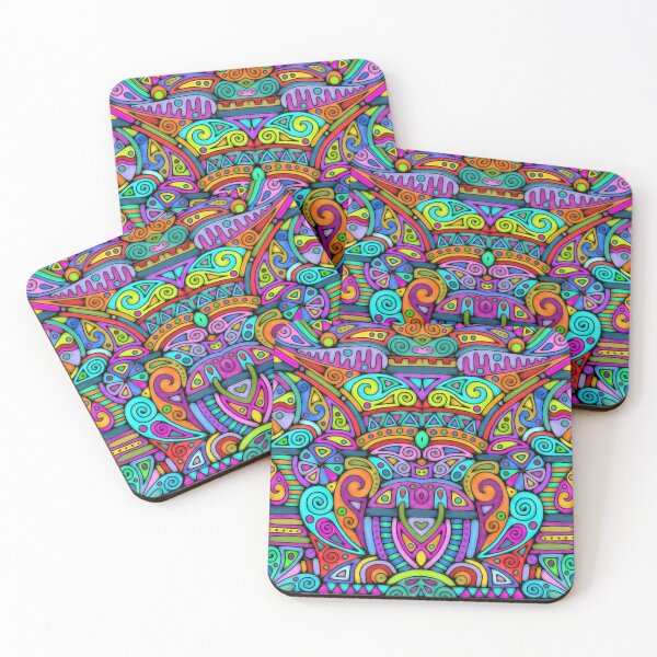 Item preview, Hand And Digitally Painted Pattern Art 30 designed and sold by EDDArt.