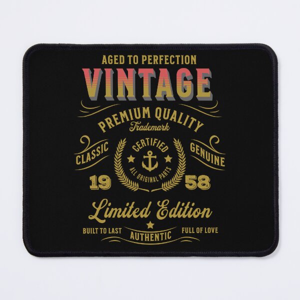 Item preview, Vintage 1958 - Aged to Perfection - Limited Edition designed and sold by Rhu Creations.