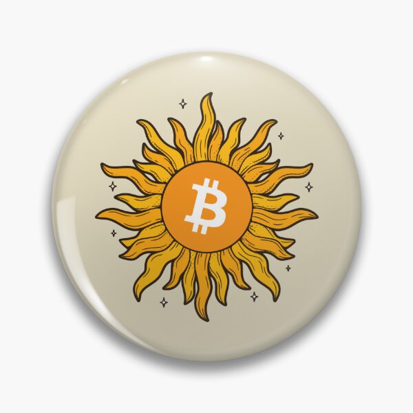 Item preview, Crypto sun Bitcoin coin  designed and sold by Crypmetal.