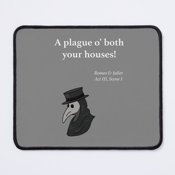 Item preview, A plague o both your houses (Romeo & Juliet) designed and sold by ThatsNovelGifts.