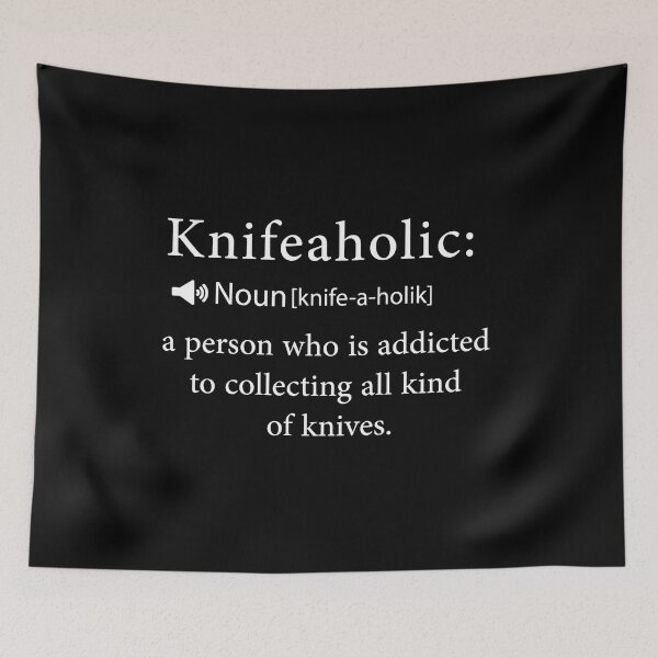 Item preview, Knifeaholic Definition Knives Maker Gift designed and sold by Luna1Shop.
