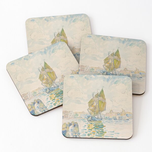 Item preview, Venise voilier sur le canal de la giudecca by Henri Edmond Cross - Vintage Art designed and sold by RickE.