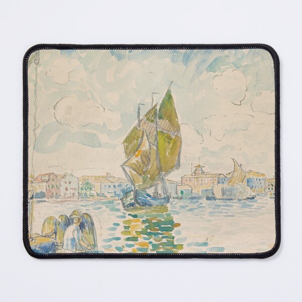 Item preview, Venise voilier sur le canal de la giudecca by Henri Edmond Cross - Vintage Art designed and sold by RickE.