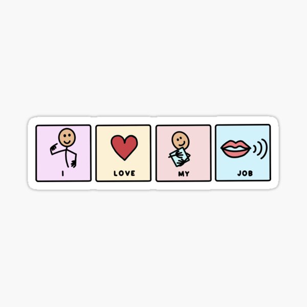 Item preview, aac Ich liebe meinen Job. designed and sold by stick-it-to-um.