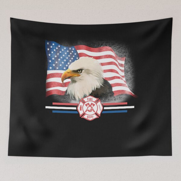 Item preview, Fireman American Flag Firefighter 4th Of July Independence Day designed and sold by Buyeseoshop.