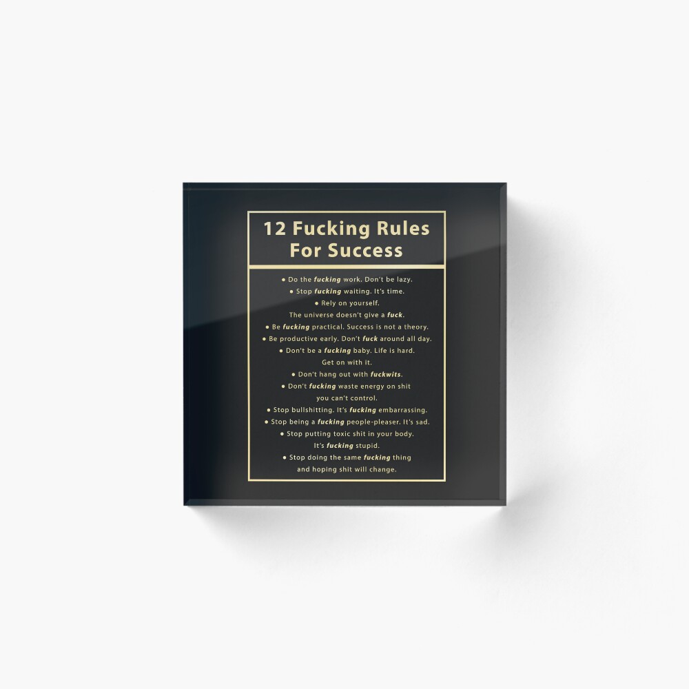 Item preview, Acrylic Block designed and sold by SuccessHunters.