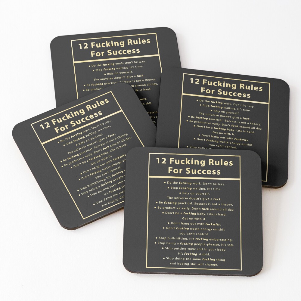 Item preview, Coasters (Set of 4) designed and sold by SuccessHunters.
