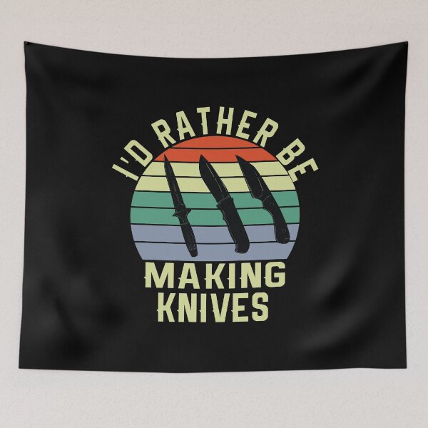 Item preview, Id Rather Be Making Knives designed and sold by Luna1Shop.
