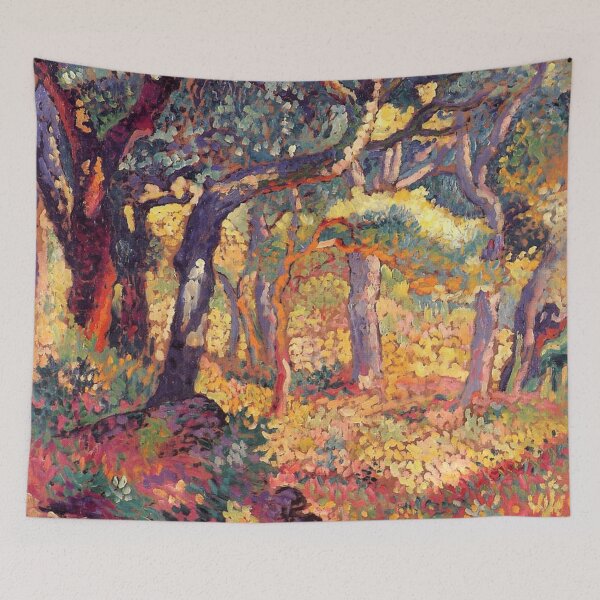 Item preview, Forest Landscape by Henri Edmond Cross - Vintage Art designed and sold by RickE.