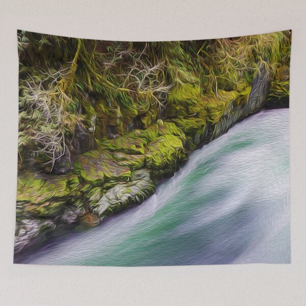 Item preview, Rushing Forest Stream Close Up  designed and sold by ACC .